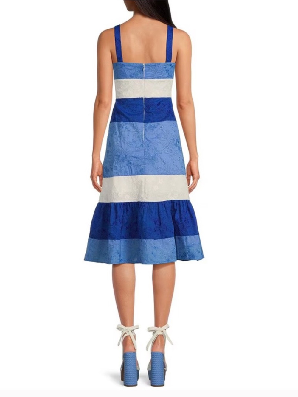NWT Gianni Bini
x Shea Leigh Mills Capri Color Block Eyelet Midi Dress - Picture 6 of 6